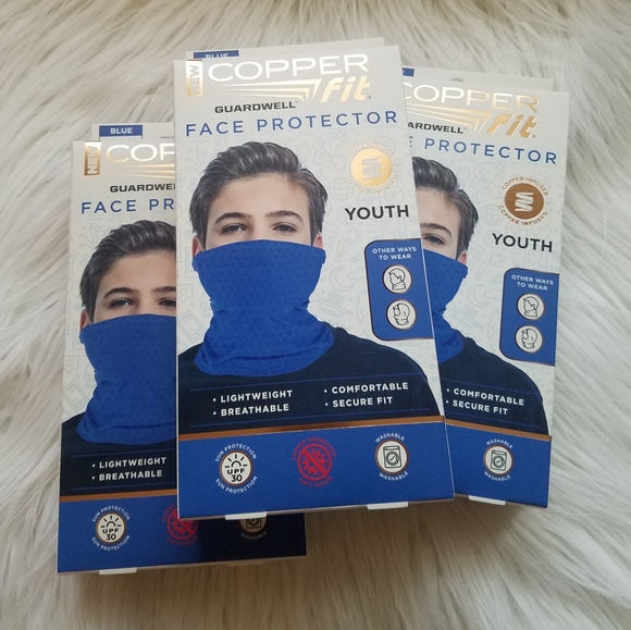 🆕️Coopper Fit Face Mask Protector 3 Pieces AGES8+ - Picture 10 of 10